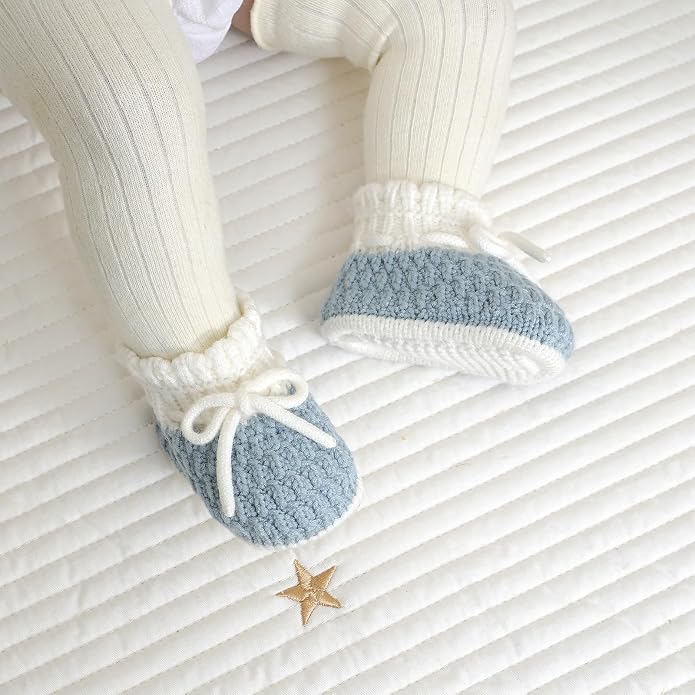 Baby Booties Knitted Newborn First Soft Sock | Crib Warm Shoes - Image 2