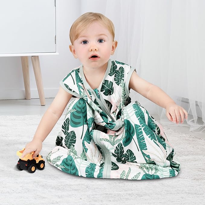 BSTOPPT 3 Pack Baby Sleep Sack 6-12 Months 100% Rayon Cotton Baby Sleeping Bag - Image 2