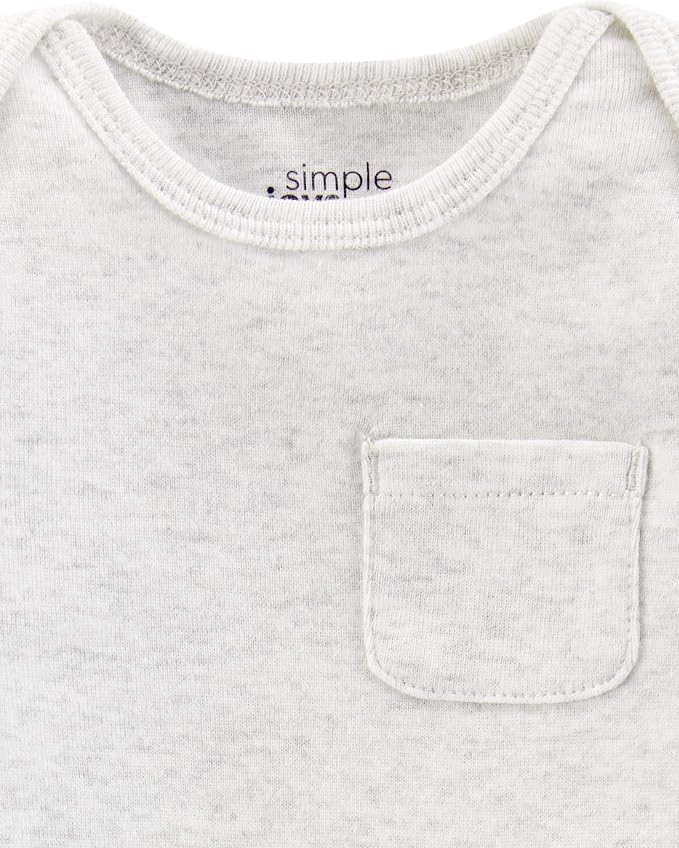 Simple Joys by Carter's Baby 5-pack Long-sleeve Bodysuit - Image 3
