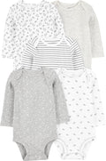 Simple Joys by Carter's Baby 5-pack Long-sleeve Bodysuit by SimpleJoysbyCarters