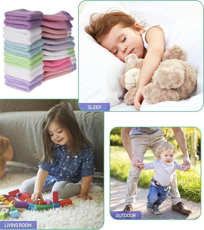 SDBING Baby Boys Girls Grips Socks Infant Toddlers Kids Non Slip Warm Thick - Image 5