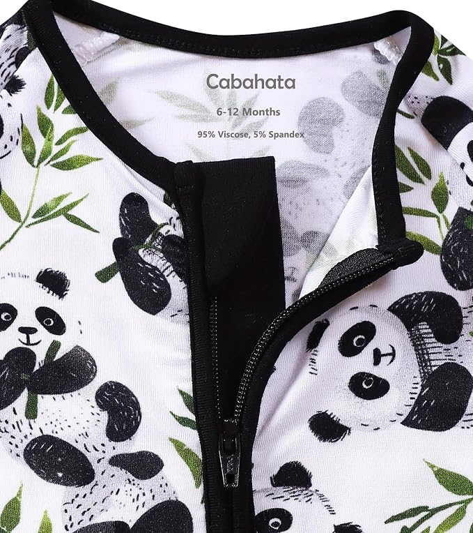 Baby Viscose of Bamboo Convertible Footie Pajamas - Image 4