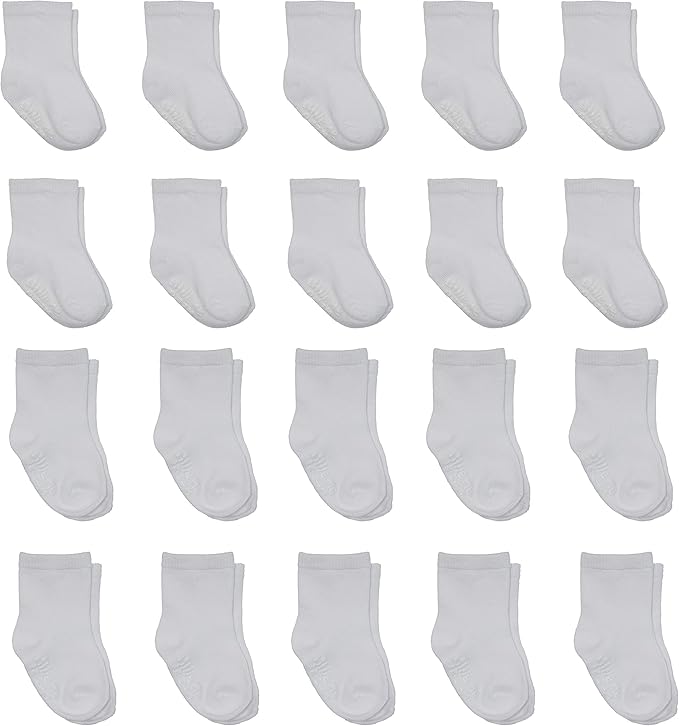 Little Me 20-Pack Newborn Baby Infant & Toddler Unisex Socks, 0-12/12-24 Months by LittleMeChildrensApparel