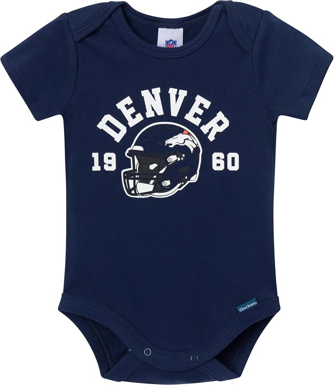 Gerber NFL Baby Boys 3-Pack Onesie Bodysuit - Image 2