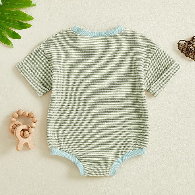 Newborn Baby Boy Girl Summer Clothes Funny Print Sweatshirt Romper Oversized - Image 8