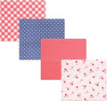 Hudson Baby Unisex Baby Cotton Flannel Receiving Blankets, Cherry Sweet by HudsonBaby