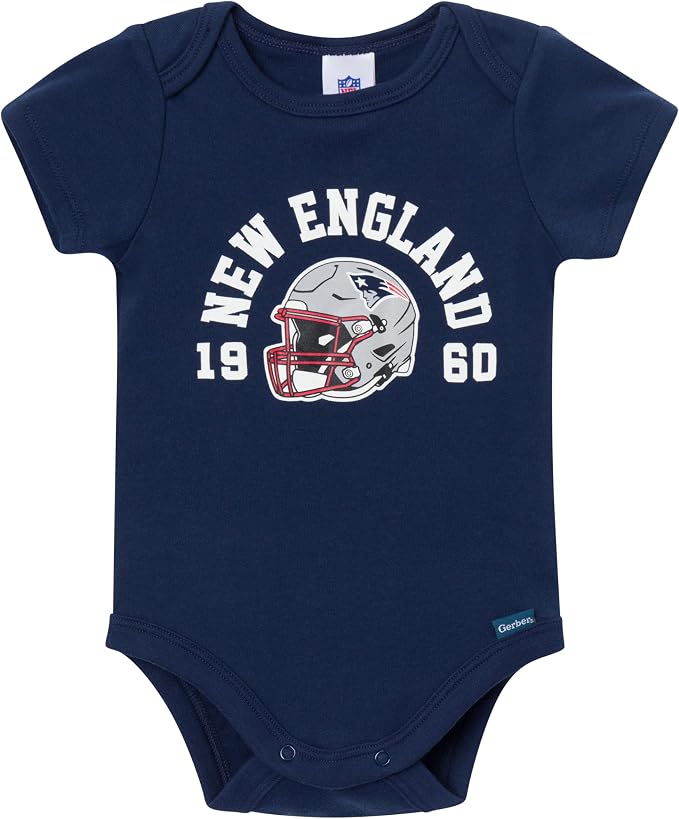 Gerber NFL Baby Boys 3-Pack Onesie Bodysuit - Image 2