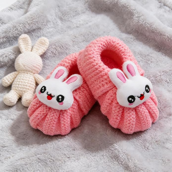 Infant Baby Boys Girls Knitted Booties Soft Cute First Walking Socks Shoes | - Image 6