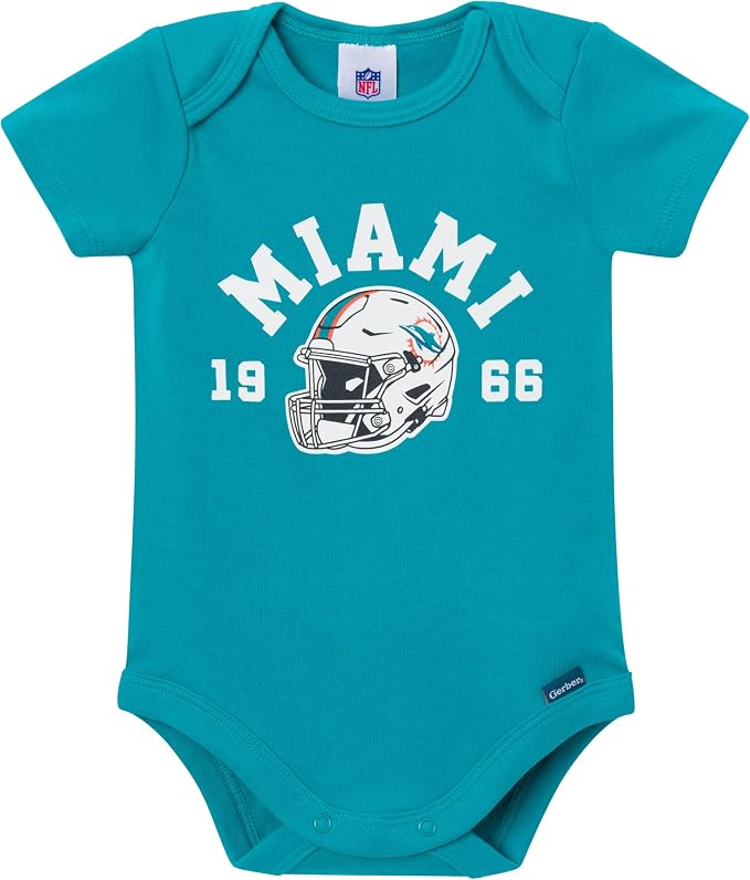 Gerber NFL Baby Boys 3-Pack Onesie Bodysuit - Image 2