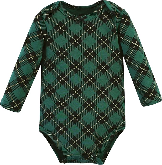 Hudson Baby Baby Girls' Cotton Long-sleeve Bodysuits 3-pack - Image 5