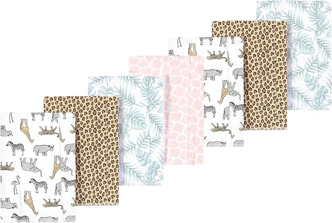 Luvable Friends Hudson Baby Flannel Burp Cloths 7pk by Luvable+Friends