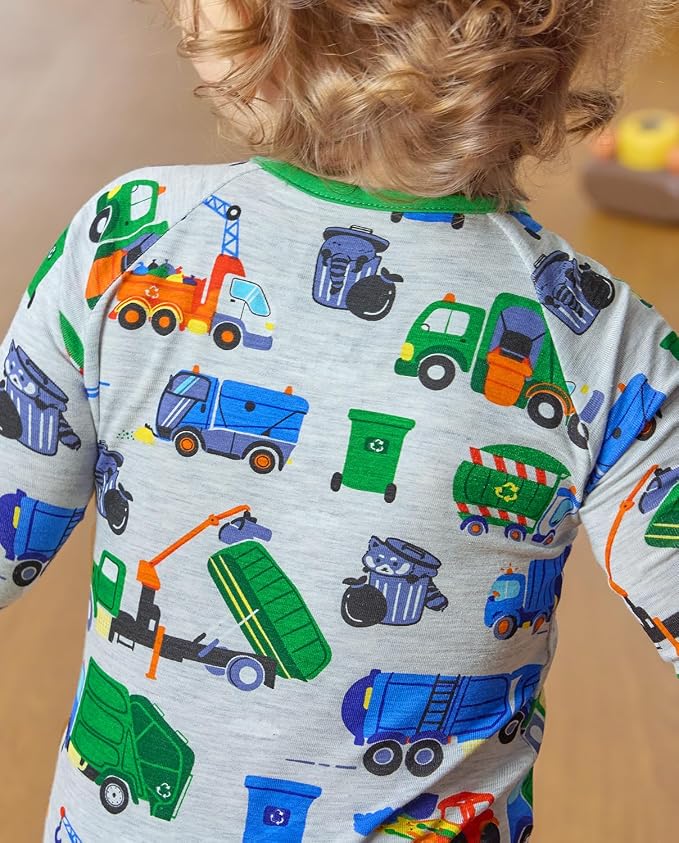 babee Reshinee Bamboo Viscose Baby Footie Pajama, Zipper Sleeper Boys Girls | - Image 9