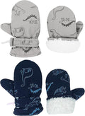 Toddler Gloves Kids Mittens Winter Warm Lined Fleece Gloves Waterproof Snow by Slivery+Color