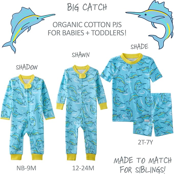 Butterblu Shadow Sleep & Play 100% Cotton Footless Two Way Zip Front PJs - Image 7