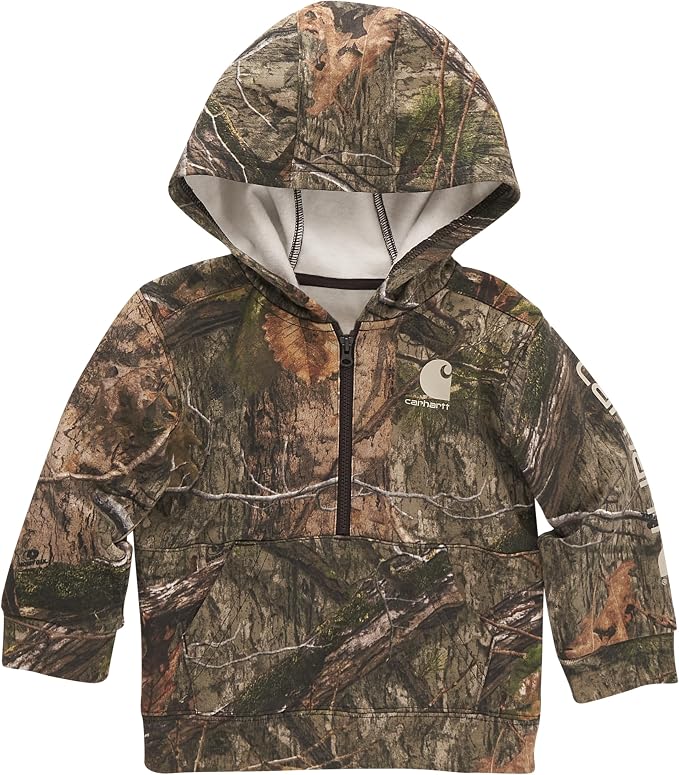 Carhartt Kid's CA6273 Long-Sleeve Half-Zip Sweatshirt by Carhartt