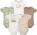 Hudson Baby Infant Boys Cotton Bodysuits 5-Pack by HudsonBaby