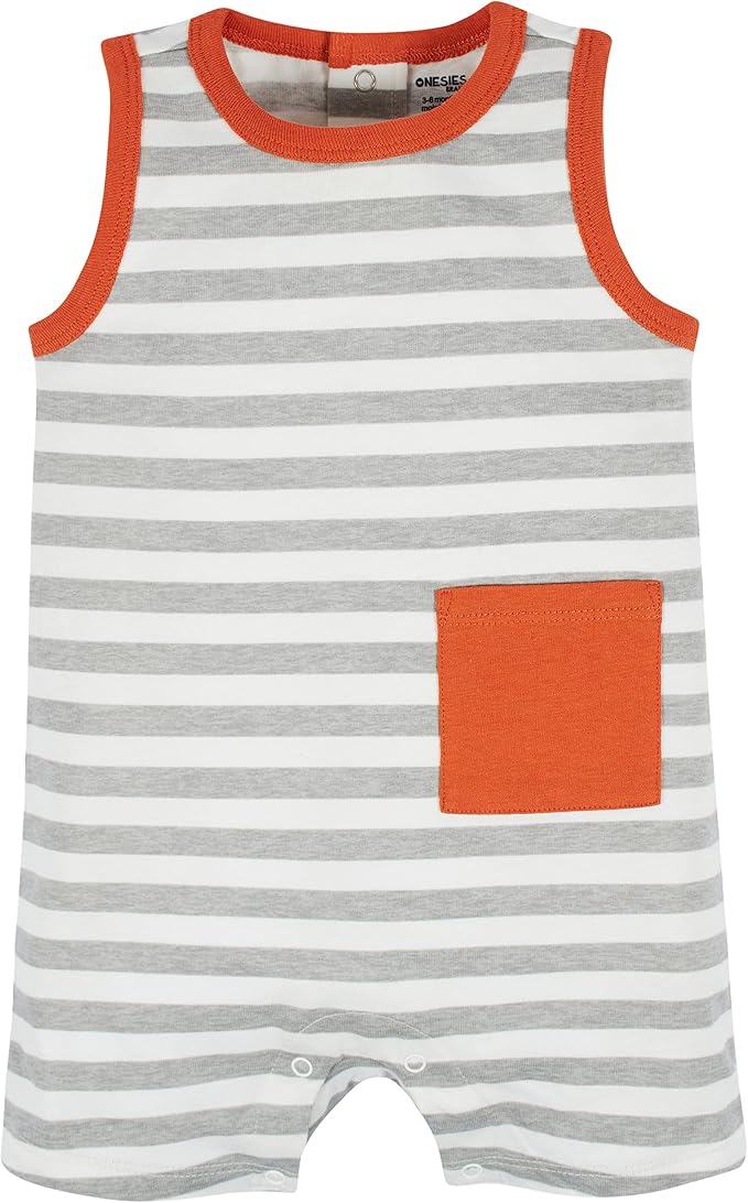 Onesies Brand Baby Boys 3-Pack Romper - Image 3