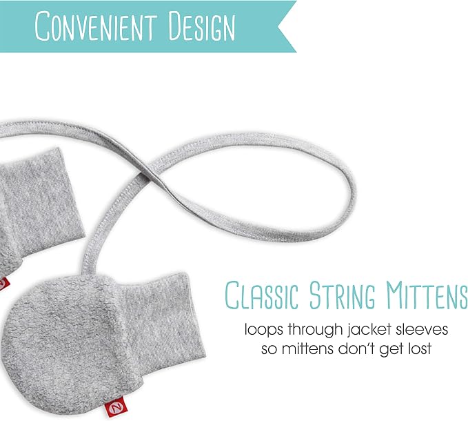 Zutano Baby Fleece Mittens for Infant, Outdoor Baby Winter Gloves | Thumbless - Image 8