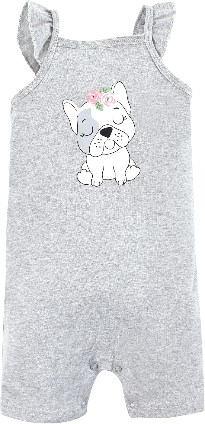 Hudson Baby Unisex Cotton Rompers - Image 3