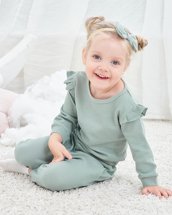 Renotemy Baby Girl Clothes Cute Fall Winter Toddler Girls Outfits 3M-3T - Image 2