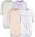 Gerber Baby Girls' 4-pack Sleeper Gown by Gerber