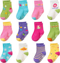 Toddler Non Slip Grips Socks Kids Anti Skid Baby Boys Girls Cotton Crew Socks by AMENLAN