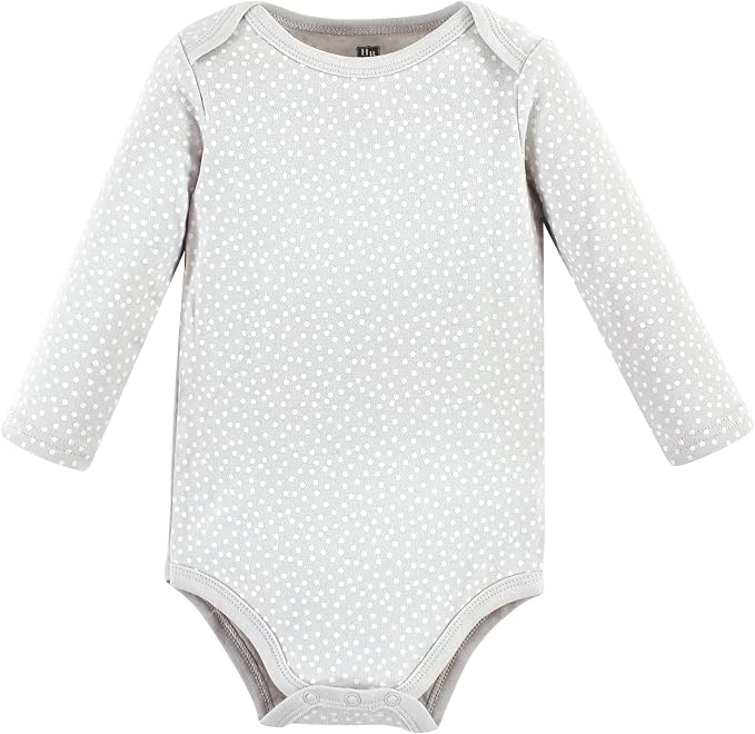 Hudson Baby Baby Girls' Cotton Long-sleeve Bodysuits 3-pack - Image 4