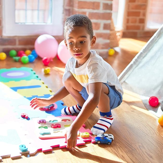 Toddler Non Slip Grip Ankle Socks - Image 2