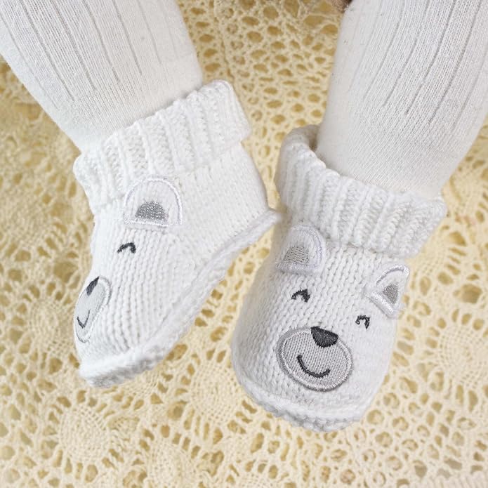 Baby Booties Newborn Infant Hand Crochet Knit Cotton Shoes Booties First - Image 7
