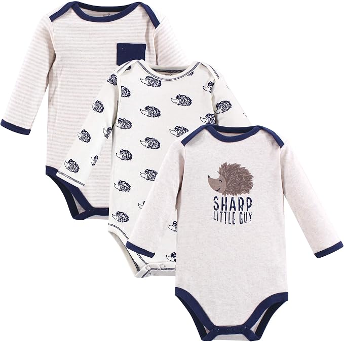 Touched by Nature Unisex Baby Organic Cotton Long-Sleeve Bodysuits by TouchedbyNature