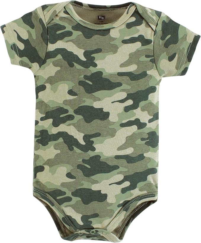 Hudson Baby Baby Boys' Cotton Bodysuits 7-pack - Image 5