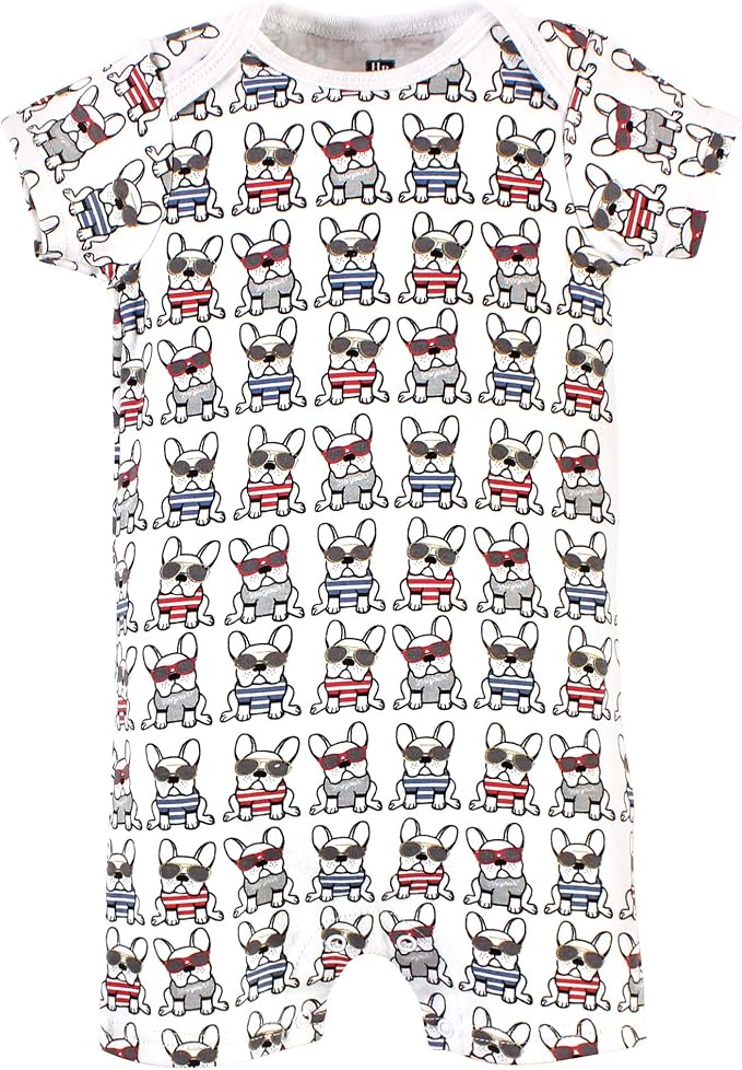 Hudson Baby Unisex Cotton Rompers - Image 3