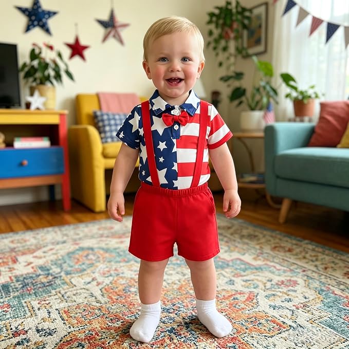 PUHHAPIEY Baby Boy Gentleman Wedding Outfit Dress Romper Suspender Pants | 0 3 - Image 2
