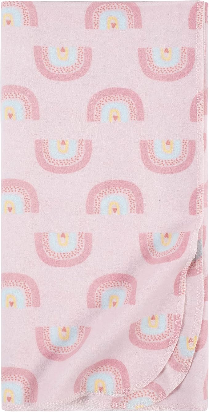 Gerber Girls Newborn Infant Baby Toddler Nursery 100% Cotton Flannel Receiving - Image 2
