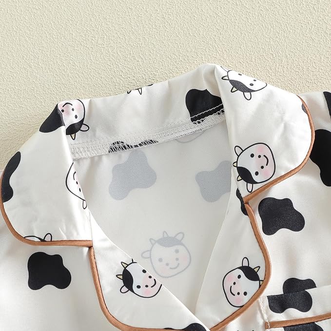 Kuriozud Baby Girl Boy Romper Pajamas Onesie Short Sleeve Button Down Pjs - Image 8
