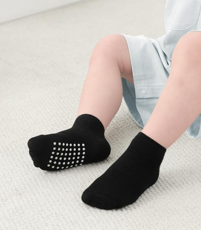 Baby Non-Slip Ankle Socks 12 Pack Soft Cotton - Image 6