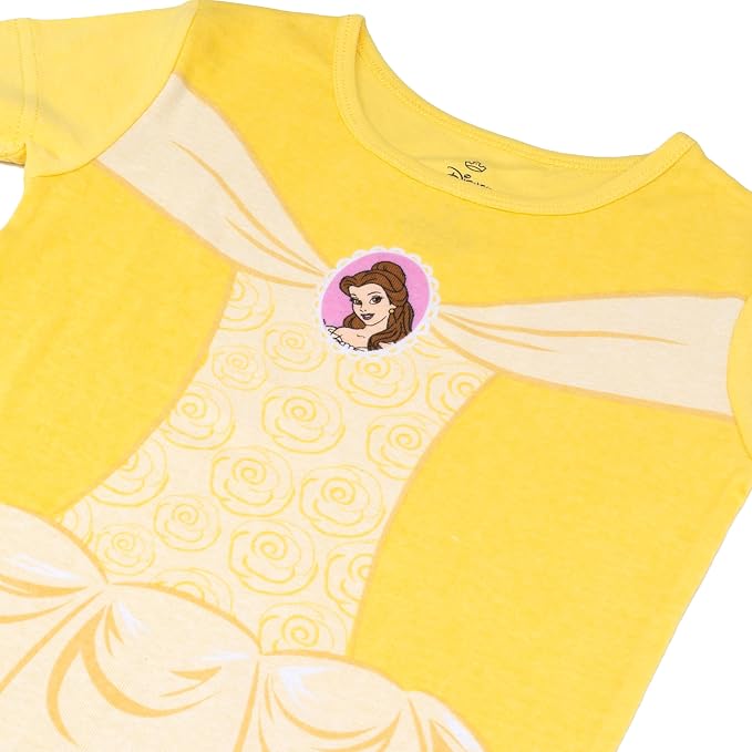 Disney Unisex Kids' 6-piece Snug-fit Cotton Matching Comfortable Pajama Set - Image 2