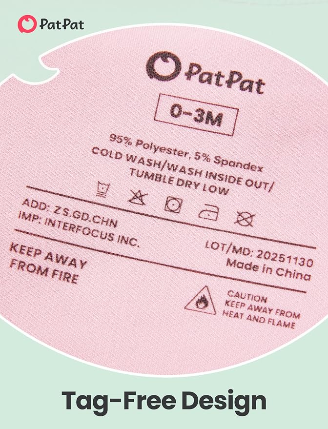 PATPAT Baby Sleeper Gown with Hat - Image 6