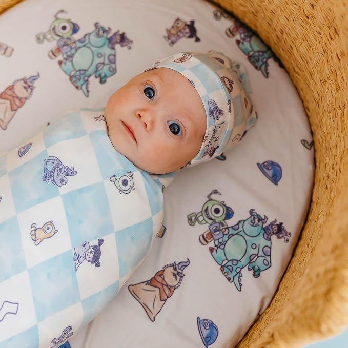 Copper Pearl Swaddle Blankets for Newborns | Soft Stretchy Receiving Blankets - Image 4