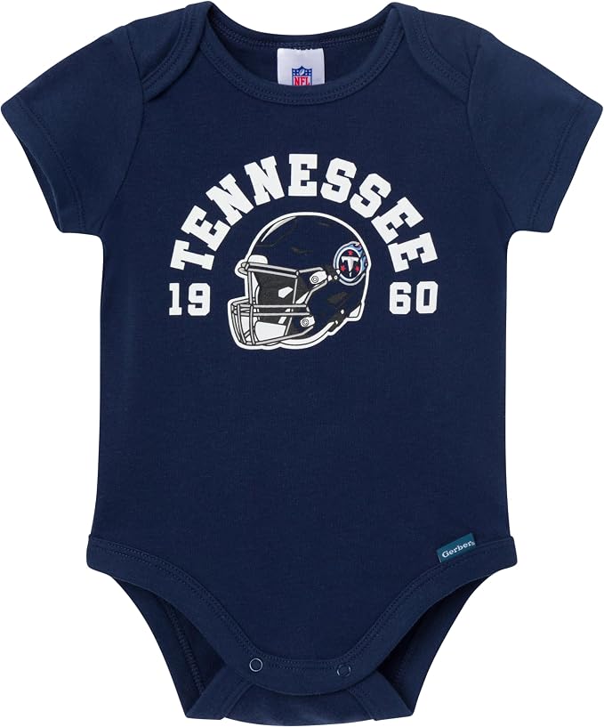 Gerber NFL Baby Boys 3-Pack Onesie Bodysuit - Image 2