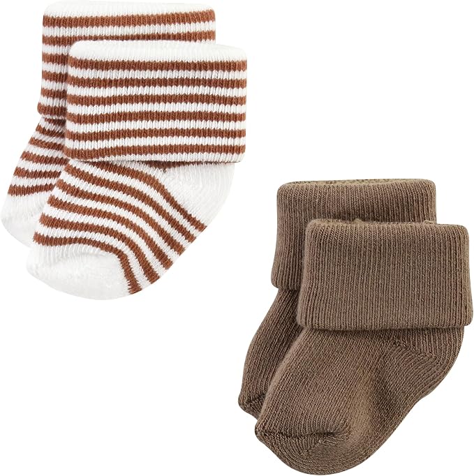 Hudson Baby Baby 8-pack Cotton Rich Newborn and Terry Socks - Image 4