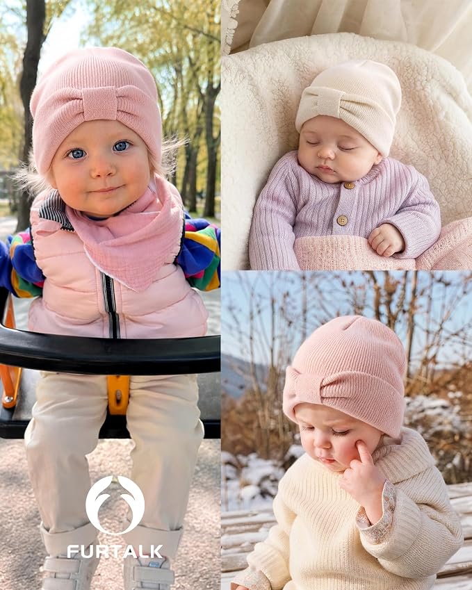 FURTALK Baby Beanie Winter Hat Knitted Warm Hat - Image 5