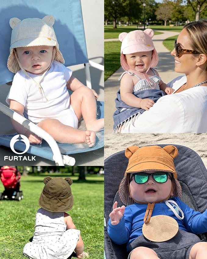 FURTALK Baby Sun Hat UPF 50+ Toddler Hat - Image 5