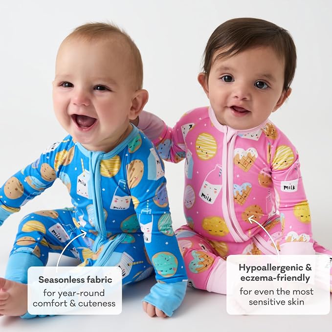 Little Sleepies Pajamas for Baby Boys & Girls, Viscose from Bamboo Baby Pajamas - Image 7