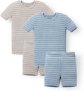 AVAUMA Stripe Pattern Baby Boys Girls Pajama Set Kids Toddler Snug fit Ribbed by AVAUMA
