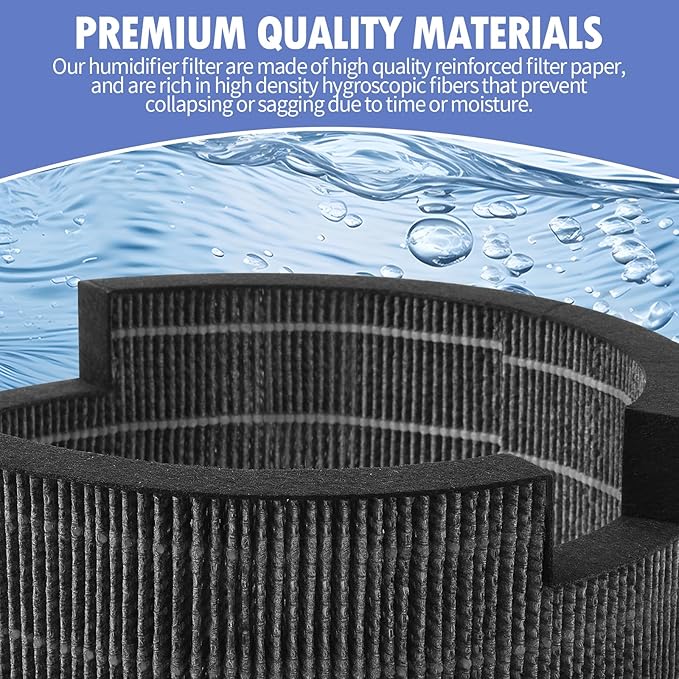 Humidifier Replacement Filter Compatible with LEVOIT Sprout Evaporative Humidifier for Bedroom Baby(Model:LEH-B381S), Sprout Baby Humidifier Wick Filters, 2 Pack