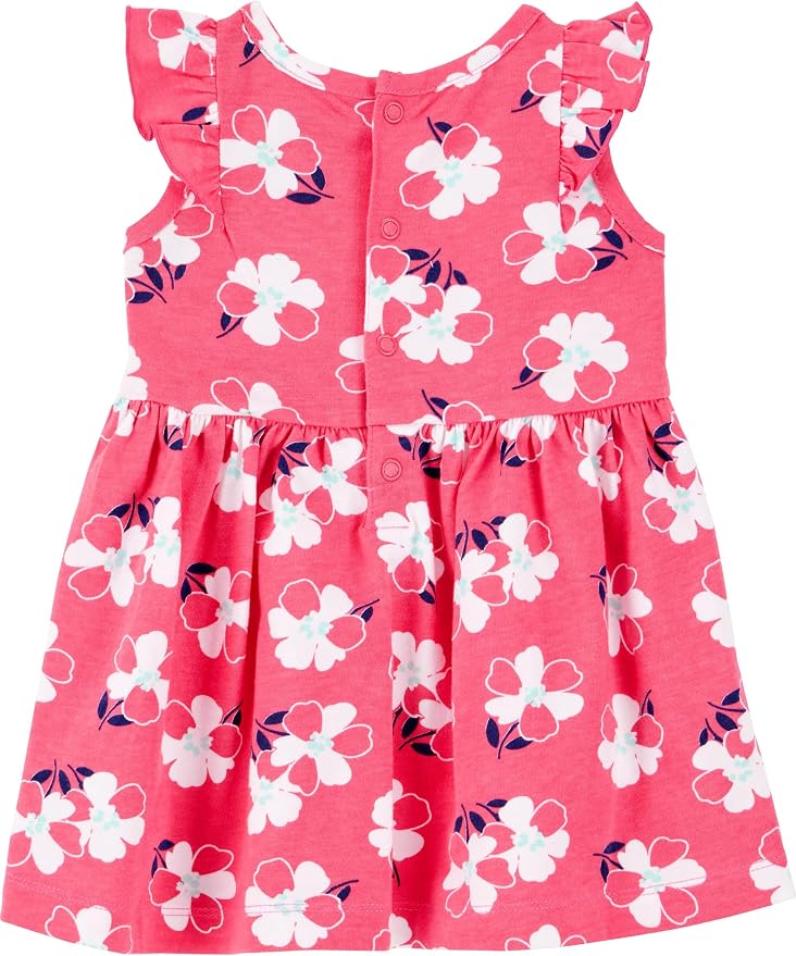 Simple Joys by Carter's Baby Girls 3-pack Romper, Sunsuit and Dress - Image 2