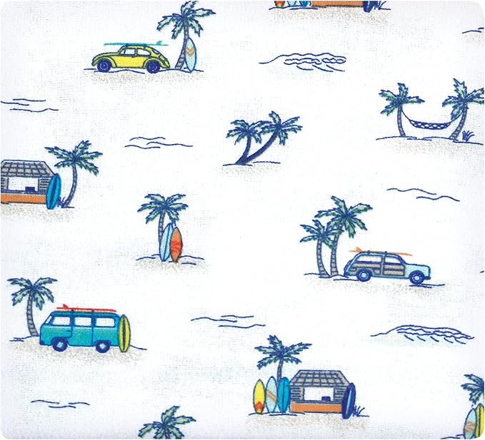 Luvable Friends Little Treasure Flannel Receiving Blankets 7pk - Image 2