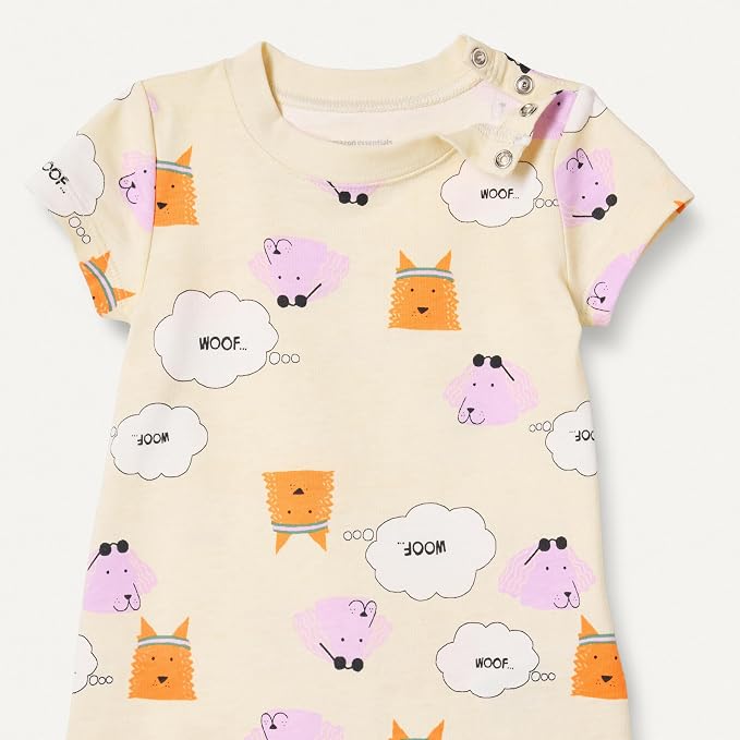 Amazon Essentials Unisex Babies' Cotton Jersey Sleeveless and Short-Sleeve - Image 5