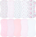 10-Pack Burp Cloths for Baby Boys and Girls by Benoxine